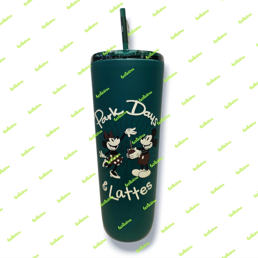 Disney Green Tumbler with Mickey Design